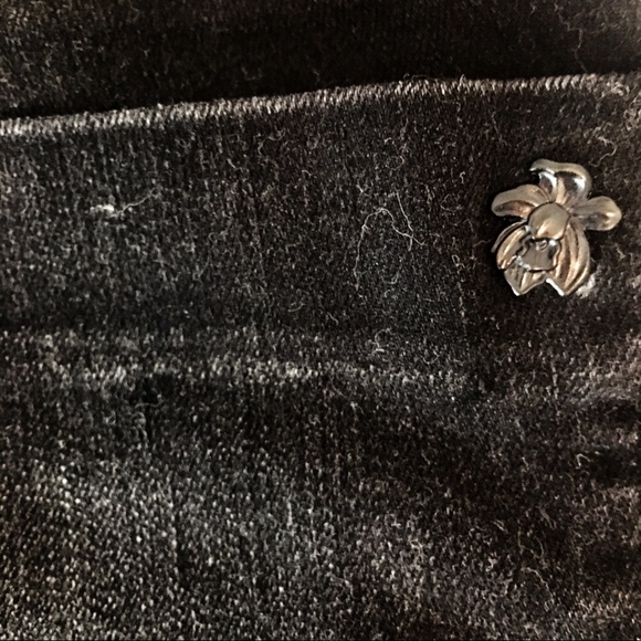 BLACK ORCHID LA high rise moto skinny jeans zipper - Picture 8 of 8